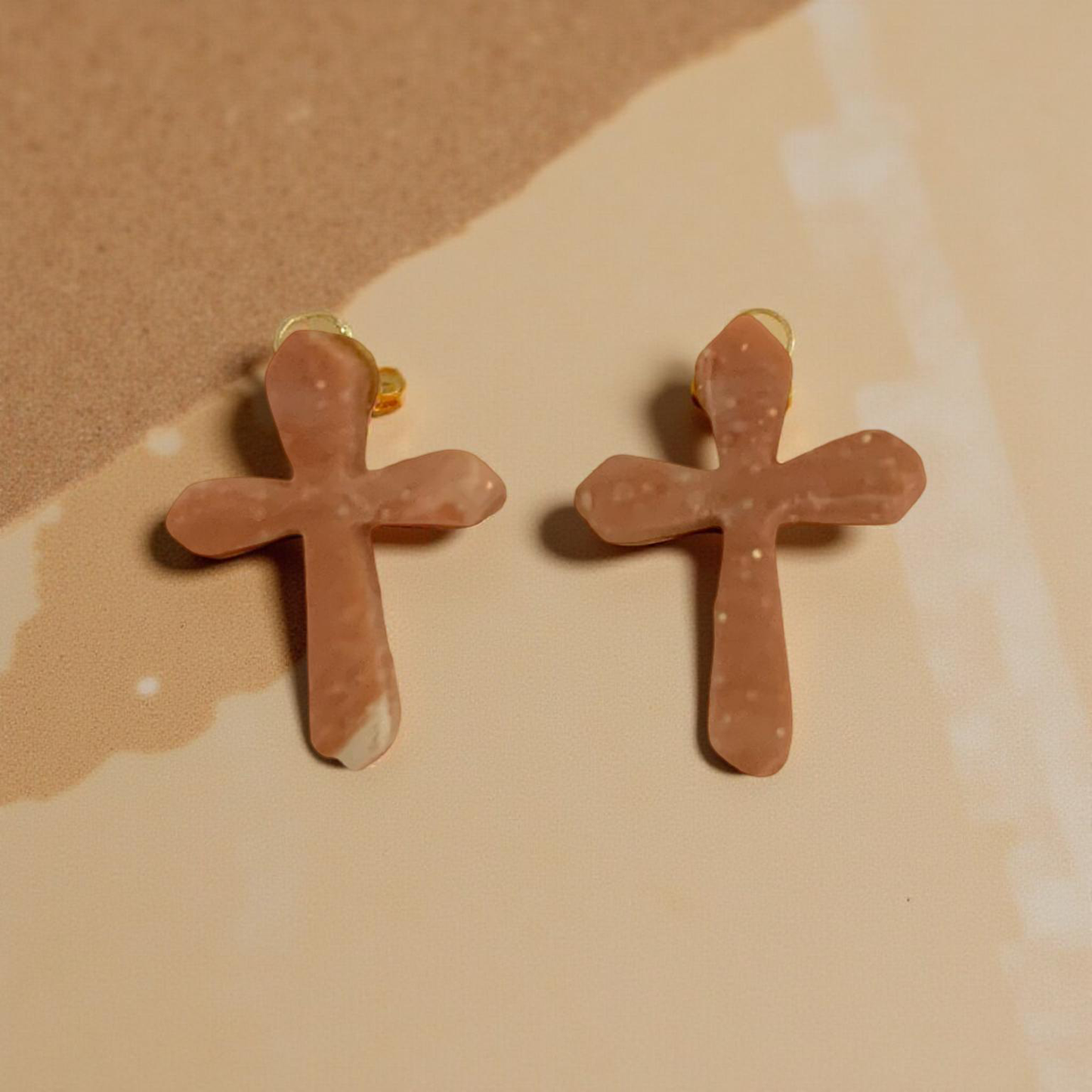 Cross Stud Earrings