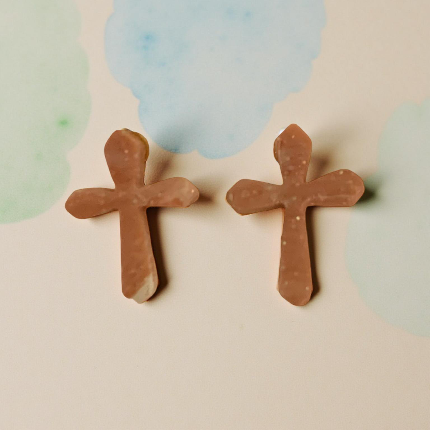 Cross Stud Earrings