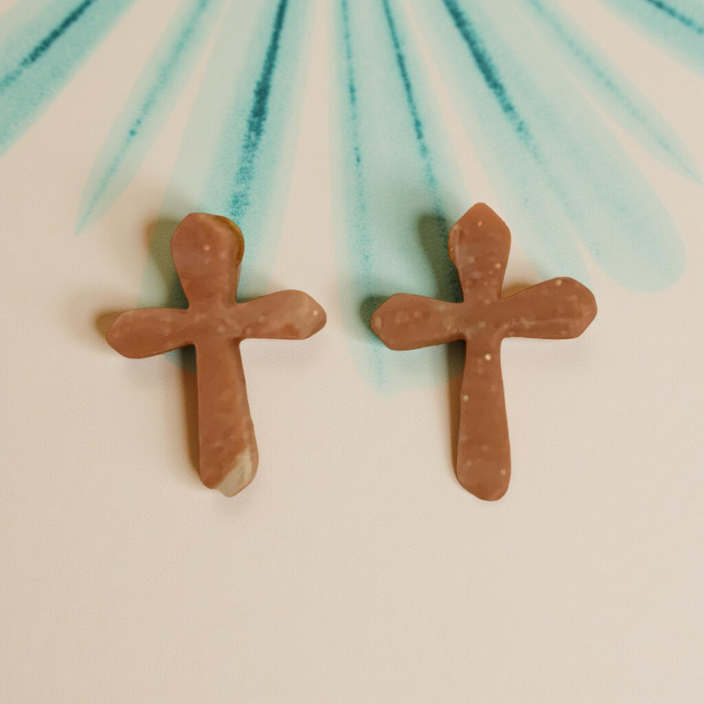Cross Stud Earrings