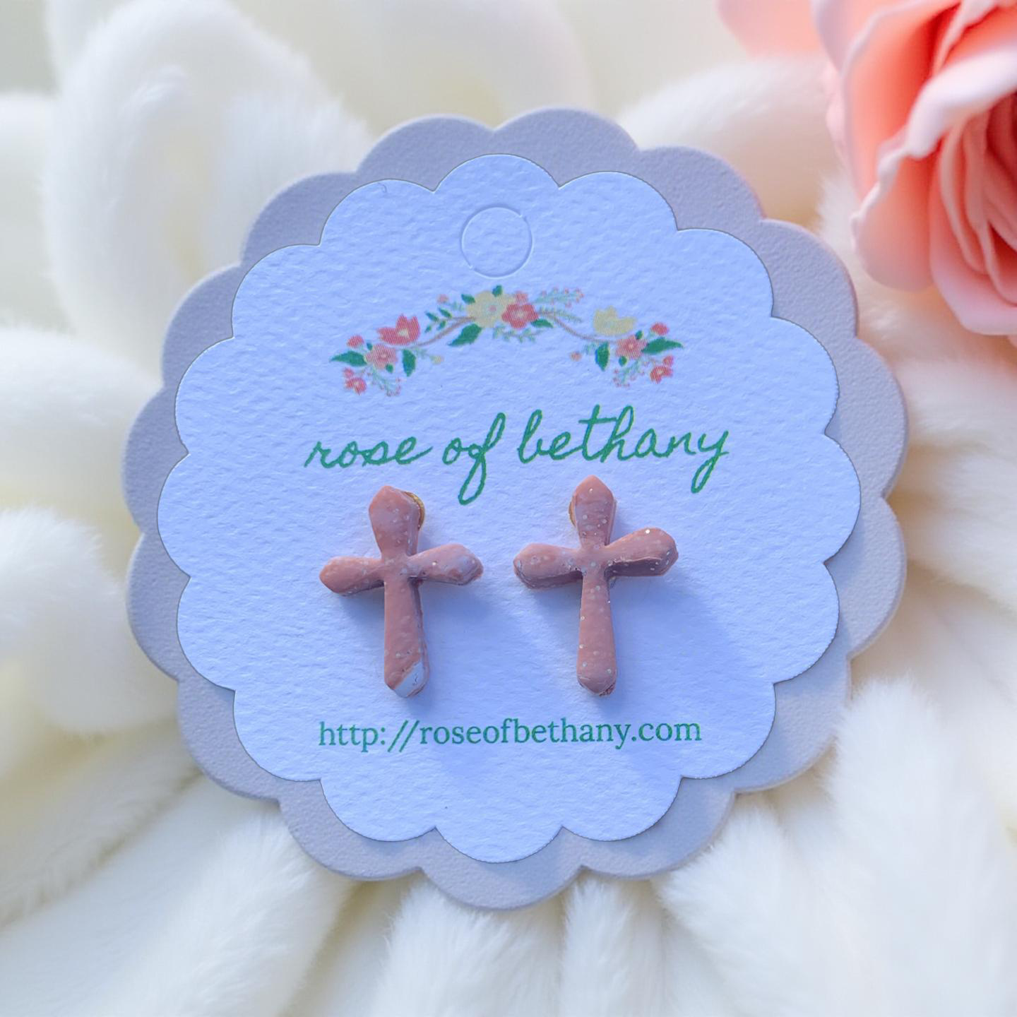 Cross Stud Earrings