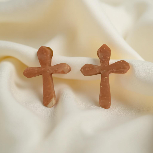 Cross Stud Earrings
